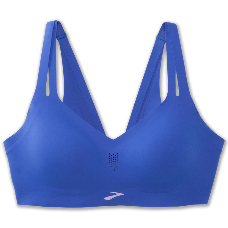 Brooks Women's DARE STRAPPY Sports Bras - Bluetiful - Canada (HJFXS-5746)